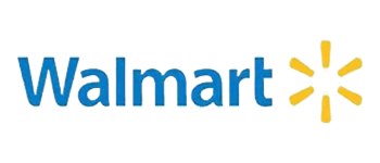 A green background with the word walmart written in blue.